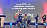 Bank Jateng Raih Penghargaan Bank Terbaik Pendukung Ekonomi Kemitraan Inspiratif di Cita Loka Fest 2025