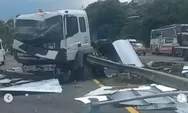 Kecelakaan Beruntun Truk Trailer Tabrak Sejumlah Mobil di Tol Jangli–Gayamsari Semarang