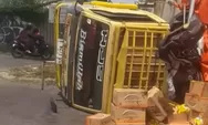 Kronologi Truk Terguling di Tanjakan Silayur Semarang, Muatan Tumpah Berserakan