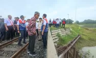 Tinjau Lokasi Rel Terdampak Banjir, Sekda Jateng: Butuh Penanganan Jangka Panjang