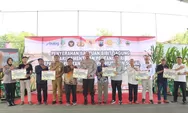 22,2 Ton Bibit Jagung Disalurkan, Polres Kendal Dukung Kesejahteraan Petani Hutan Sosial