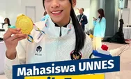Mahasiswa Unnes Tharisa Dea Florentina Persembahkan Emas SEA Games dari Wushu Sanda