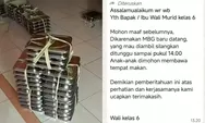 Siswanya Kepalang Pulang, Wali Murid SD di Gresik Ini Ungkap Banyak Makanan MBG yang Tak Diambil karena SPPG Telat Pengantaran