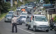 Puncak arus mudik di jalur Nagreg terjadi pada H-1 Lebaran terlihat lengang