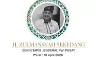 Selamat Jalan Zulmansyah Sekedang, Sekjen PWI Pusat