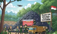Perintah Tegas Presiden Prabowo! Negara Berhasil Sita "Gunung" Batu Bara Ilegal di Kaltim, Pelaku Tambang Liar Kini Gemetar
