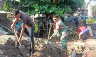 Bukan Sekadar Jaga Keamanan, Serda Pestus Papia Ajak Warga Tarohan Kerja Bakti untuk Lingkungan Bersih
