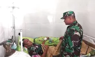 Dandim 1312/Talaud, Letkol Arh. Yanuar Yudistira Menjenguk Anggota yang Sakit Umum Daerah Mala Talaud