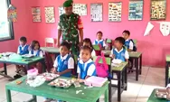 TNI Sahabat Siswa: Babinsa Sertu Julianus Suluge Pastikan Makan Bergizi Sampai ke Tangan Pelajar Di Kecamatan Beo Selatan Talaud