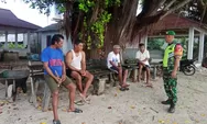 ​Antisipasi Gelombang Tinggi, Koramil 1312-06/Nanusa Talaud Beri Himbauan Khusus Bagi Nelayan