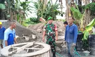 Babinsa Kopda Jonly Sarean Laksanakan Komsos dengan Pekerja Pembuatan Bois/Taluk Melonguane Talaud