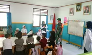 Tanamkan Cinta Tanah Air, Kopka Yus Pogo Kenalkan Profesi TNI AD Sejak Dini di TK Al-Ansyar Talaud