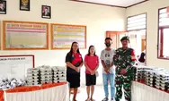 Sinergi Tanpa Batas, Koramil Lirung Pastikan 909 Siswa di Salibabu Talaud Terima Paket Makan Bergizi Gratis