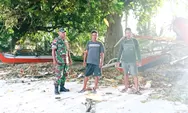 Cuaca Ekstrem Mengintai, Babinsa Nanusa Turun Tangan Ingatkan Nelayan Dampulis Talaud Tetap Waspada