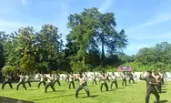 Asah Kemampuan Bertarung, Prajurit Kodim 1312/Talaud Tempuh Uji Kenaikan Tingkat Pencak Silat Militer