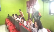 Perkuat Jiwa Nasionalisme, Babinsa Melonguane Tanamkan Nilai Kedisiplinan bagi Siswa SMAN 1