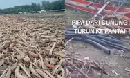 Banjir Bandang di Wisata Guci: 3 Titik Rusak Parah hingga Kirim Kayu Gelondongan ke Pantai Larangan