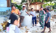 Jaga Kelestarian Pantai Talaud, Kopda Jonly Sarean Ajak Warga Pesisir Melonguane Talaud Peduli Lingkungan