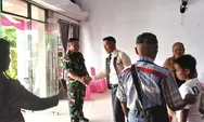 Pererat Silaturahmi, Babinsa Koramil 1312-01/Kabaruan  Desa Pantuge Talaud, Serka Alfriden Den Bee Kawal dan Ikuti Ibadah Minggu di Desa Binaan