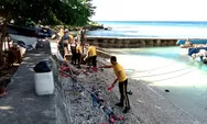 Kabaruan Kompak! TNI-Polri Bersama Warga Bersihkan Pesisir Pelabuhan Speed