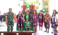 Pastikan ibadah Berjalan aman, Babinsa Ibadah mingguan bersama jemaat di Gereja KGPM