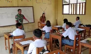 Babinsa Koramil 1312-05/Essang, Sertu Hermanus Tahe Gelar Kegiatan TNI-Sahabat Pelajar di SMA negeri 1 gemeh Talaud di bambung