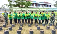 Persit Kodim 1312/Talaud Gelar Panen Sawi Hidroponik untuk Pemenuhan Gizi Keluarga Prajurit