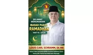 Louis Carl Schramm: Ramadhan 1447 H Adalah Momentum Emas Transformasi Diri dan Kepedulian Sosial