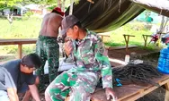 Babinsa Koramil 1312-08/Melonguane Talaud, Serma Olden Wuana Gelar Komsos Bersama Tukang Bangunan untuk Pembangunan Koperasi Desa Merah Putih