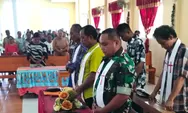 Hadir di Tengah Jemaat, Babinsa Koramil 1312-02/Lirung Talaud Pastikan Ibadah Minggu di Kalongan Berjalan Khidmat dan Aman