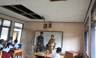 Peduli generasi muda Babinsa Koramil 1312-03/Beo Talaud mengajar di Sekolah