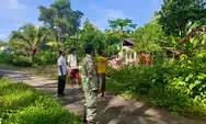 Babinsa Koramil 1312-05/Essang Talaud, Koptu Alfrets Donald Pusut Dampingi Pengecekan Lahan Koperasi Merah putih di desa binaan