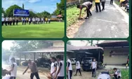 Polres Kepulauan Talaud "All Out" Bersihkan Lingkungan Demi Dukung Program Indonesia Asri