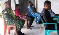 Hadir Bersama Warga Jemaat Dalam Ibadah Minggu, Babinsa Koramil 1312-02/Lirung Talaud, Serka Alton Gumolung Ajak Warga Jaga Toleransi Antar Umat