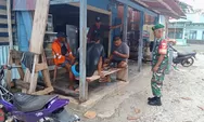 Babinsa Koramil 1312-01/Kabaruan Talaud Laksanakan Komsos di Bengkel, Dekatkan Diri dengan Warga dan Pantau Situasi Lingkungan