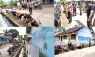 Sinergi TNI-Polri dan Pemerintah Bersihkan SD Katolik Peret Talaud