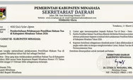 FIX !!! Pemkab Minahasa Sampaikan Pemberitahuan Pelaksanaan Pemilihan Hukum Tua 2026
