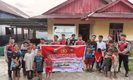 Momen HUT ke-74, Kasat Samapta Polres Talaud Salurkan Bantuan di Panti Asuhan Glorya
