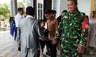 Hadir di Tengah Jemaat, Babinsa Melonguane, Sertu Herces Ladi Pastikan Ibadah Minggu Berlangsung Damai