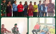 Babinsa Komsos Dengan Guru Dan Siswa SMP Seatap Desa Ganalo