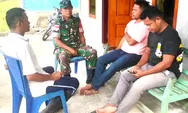 Lebih Dekat, Babinsa Koramil 1312- 04/Rainis, Sertu Slamet Padu Komsos Dengan Warga Binaan