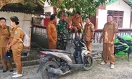 Sinergitas TNI Dan Pemerintah Desa, Babinsa Laksanakan Komsos Dengan Perangkat Desa Di Wilayah Binaan