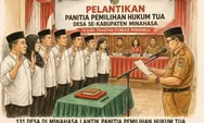 131 Desa di Minahasa Lantik Panitia Pemilihan Hukum Tua, Sesuai Tahapan Pemkab Minahasa