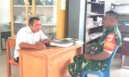 Bangun Sinergitas Babinsa Koramil 1312-03/Beo, Sertu Joint Tailangen berkordinasi dengan Pemerintah Kelurahan Beo Barat