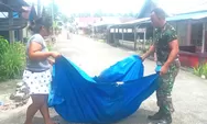 Babinsa Bantu Jemur Kopra Warga Binaan