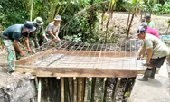 Progres 20 Persen, Pembangunan Jembatan Perintis Garuda dan Jembatan Beton Terus Dikebut