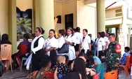 Babinsa Nunu Pengamanan Dan Pemantauan Sekaligus Mengikuti Ibadah Paskah Pertama
