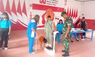 Babinsa Koramil 1312-07/Miangas Dampingi Posyandu Balita dan Ibu Hamil di Desa Binaan