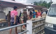 Tingkatkan Kemanunggalan TNI-Rakyat Babinsa ikut Kerja bakti Bersama Warga Binaan