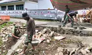 Sinergi TNI dan Masyarakat, Pembangunan Jembatan Perintis Garuda dan Jembatan Beton Capai 55%.